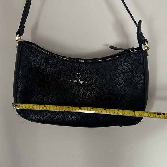 Previously owned Nanette Lepore Handbag in Black with Gold Hardware - Picture 11 of 13